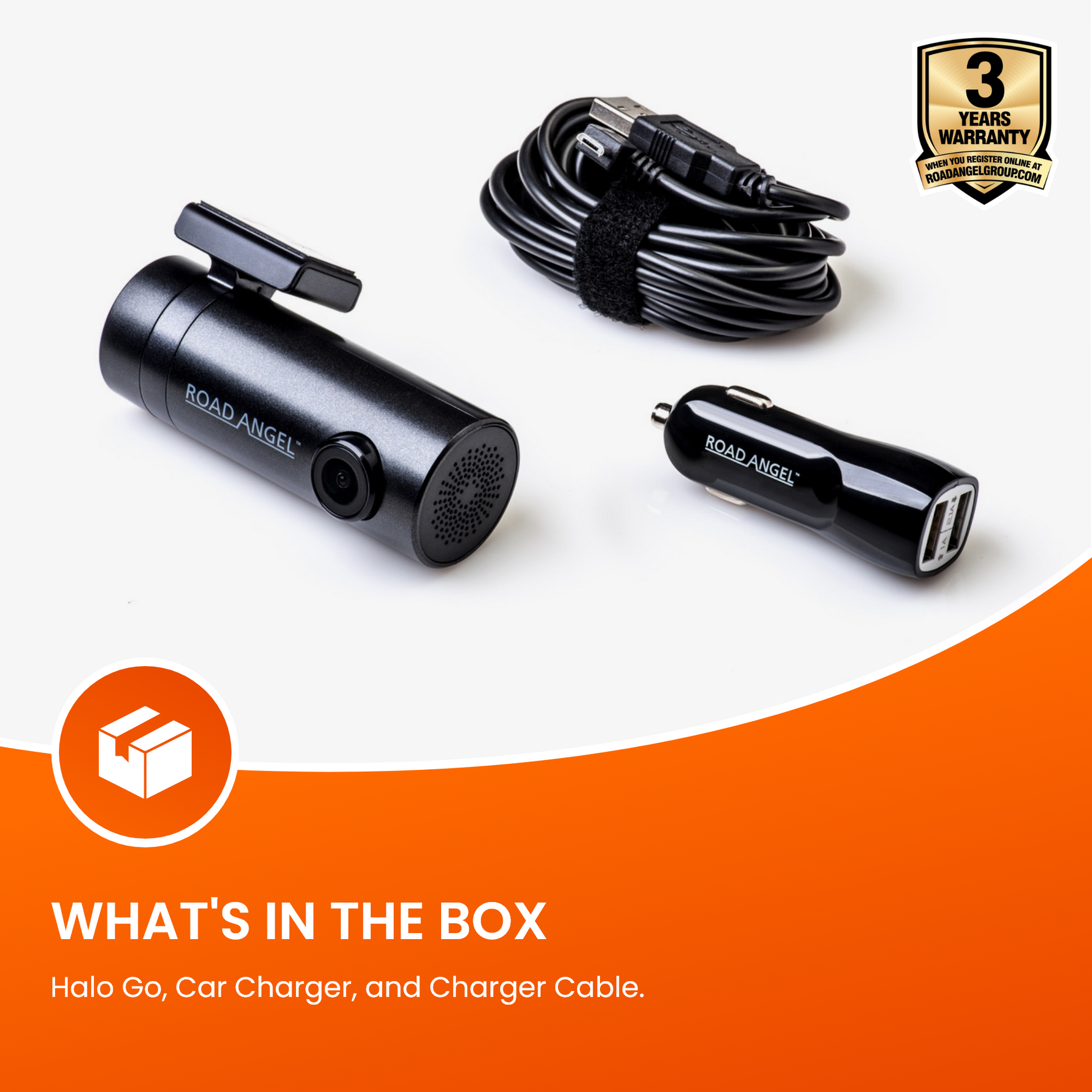 Road Angel Halo Go 1080p Full HD Kompakte Dashcam