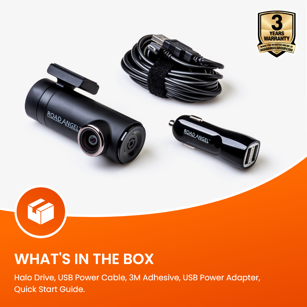 Road Angel Halo Drive 1440p QHD Dashcam